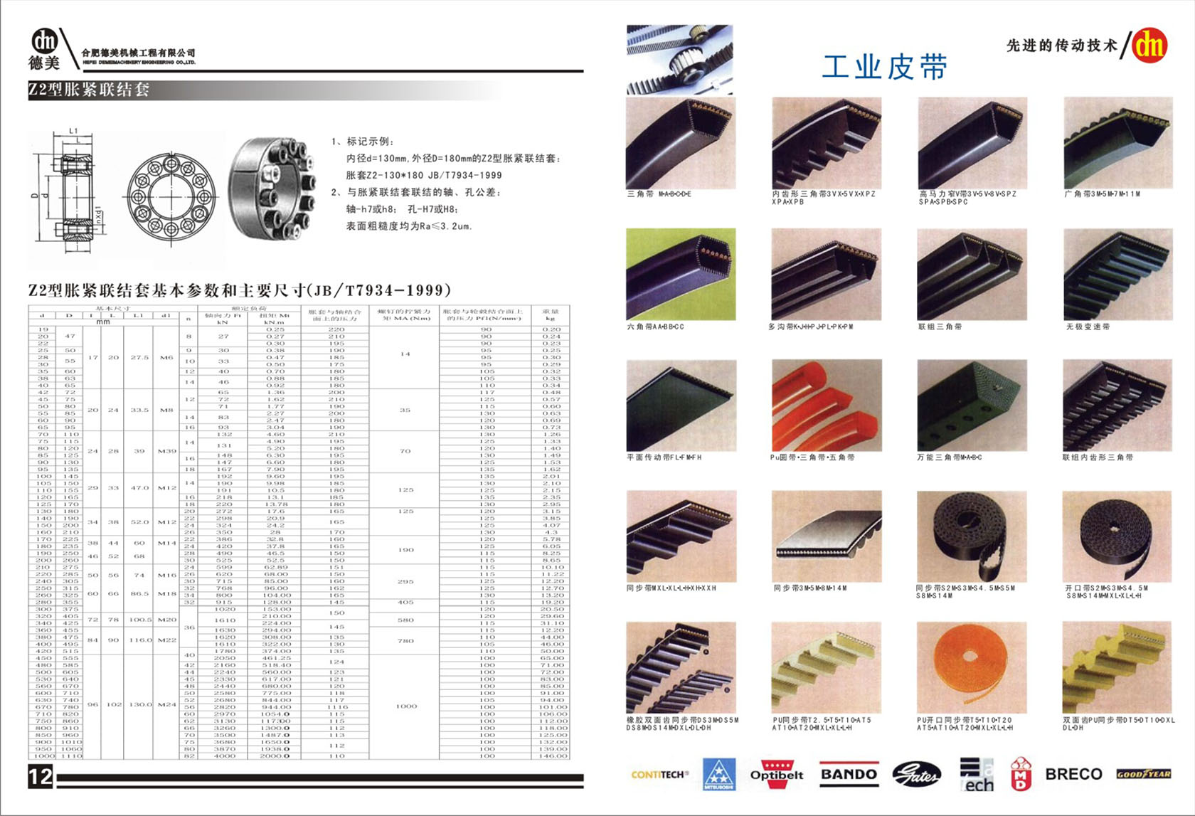 橡膠雙面齒同步帶 DS3M-DS5M-DS8M.DS14M.DXL.DL.DH